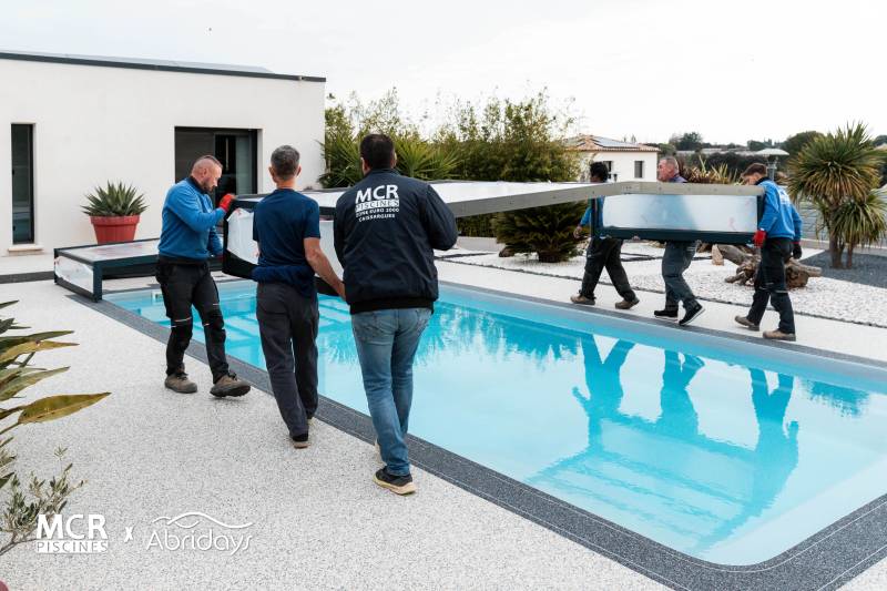 Nouvelle installation d’un abri bas Abridays modèle 600.5 à Saint-Gilles